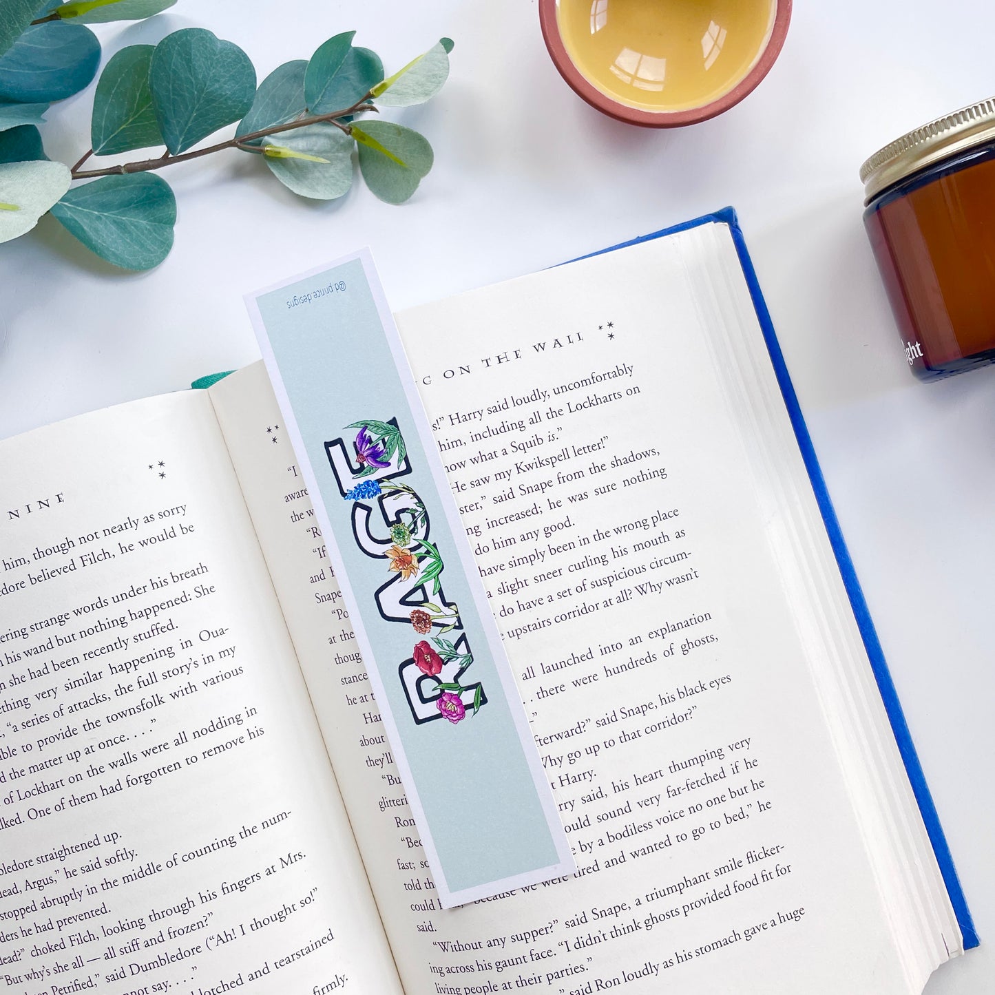 Hand-Illustrated RAGE | Recycled Cardstock Bookmark