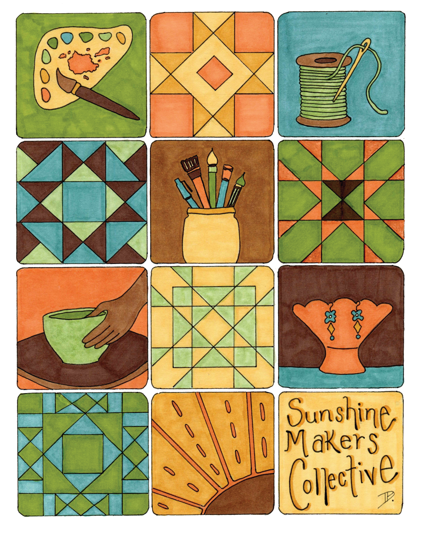 Custom Roll Label Order for Sunshine Makers Collective