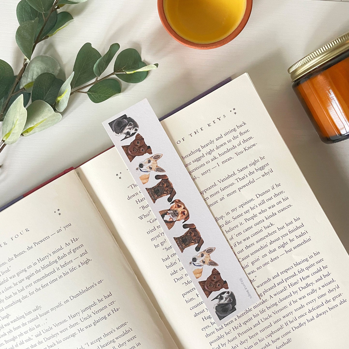 Hand-Illustrated Dogs | Recycled Cardstock Bookmark