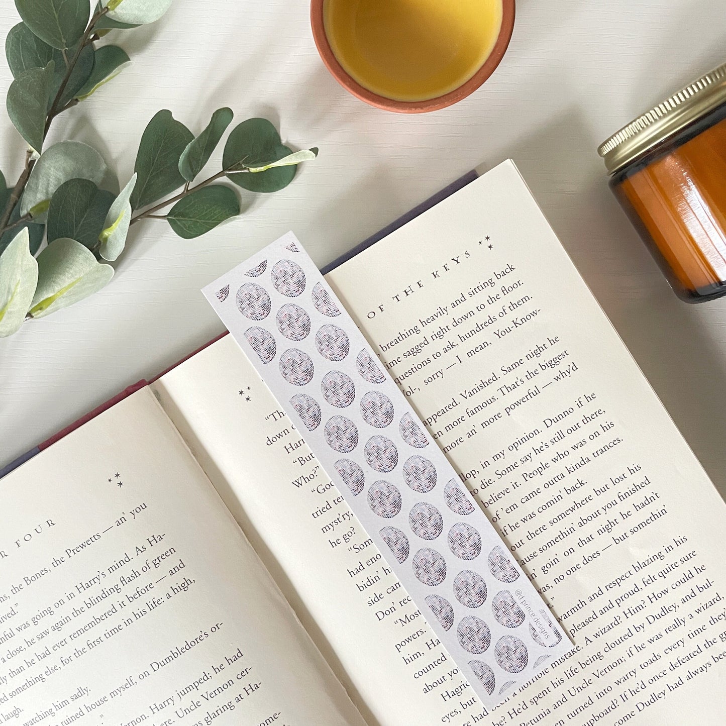 Hand-Illustrated Disco Balls | Recycled Cardstock Bookmark