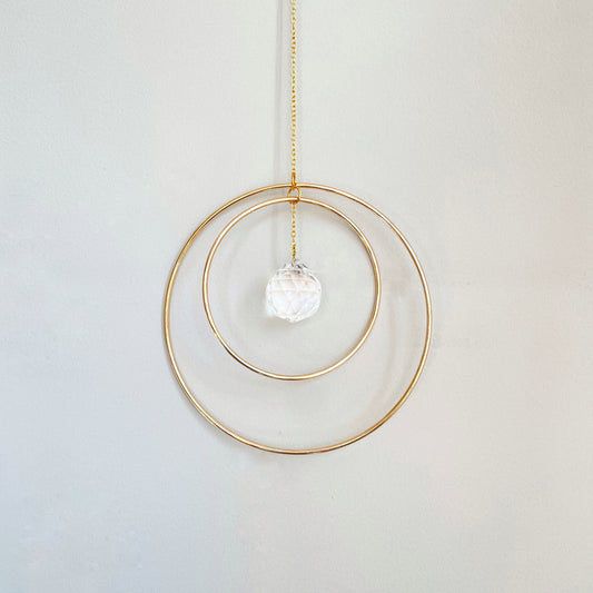 Large Gold Galaxy Suncatcher