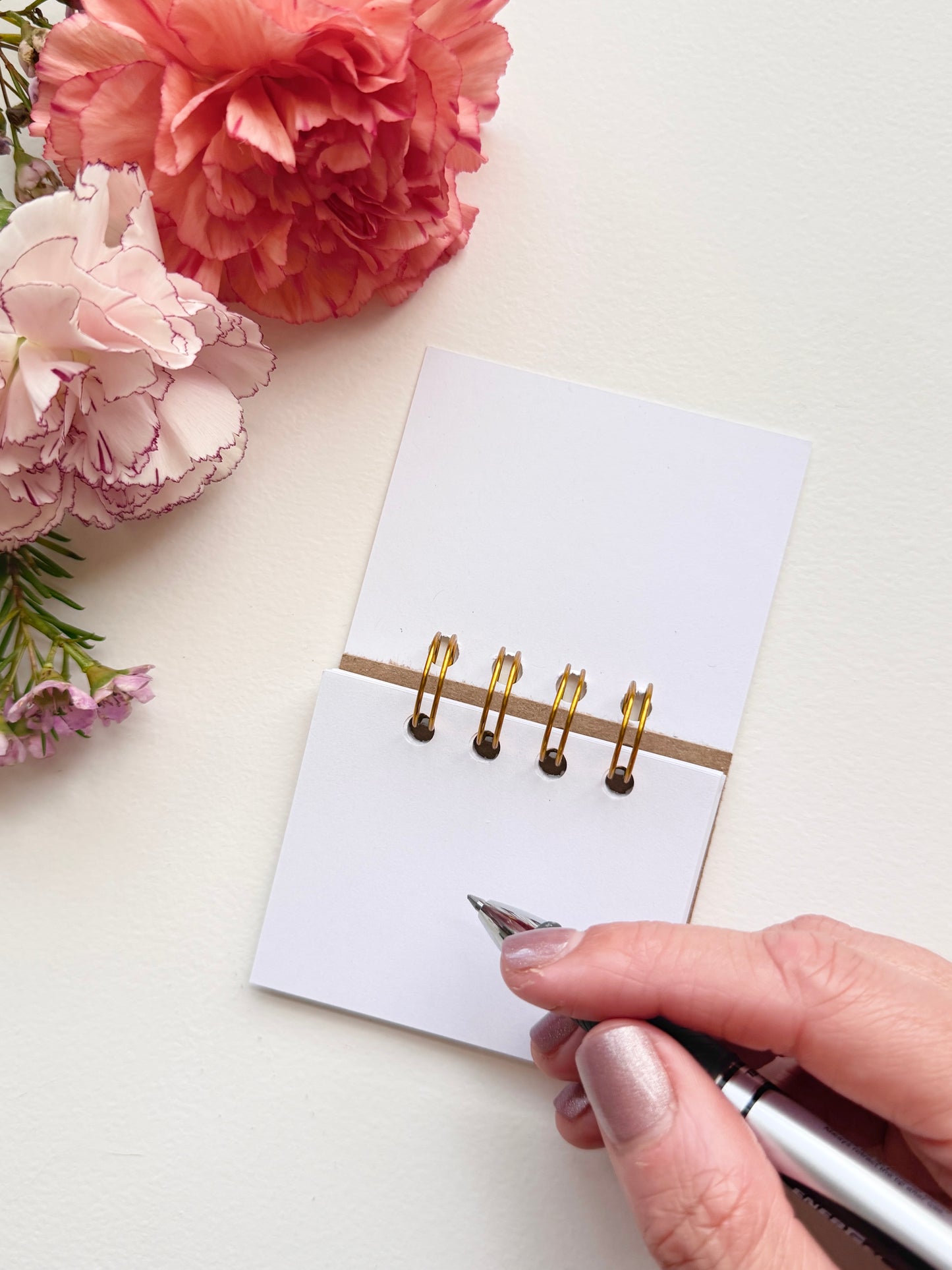 Handmade Mini Notebook/Sketchbook | Latte