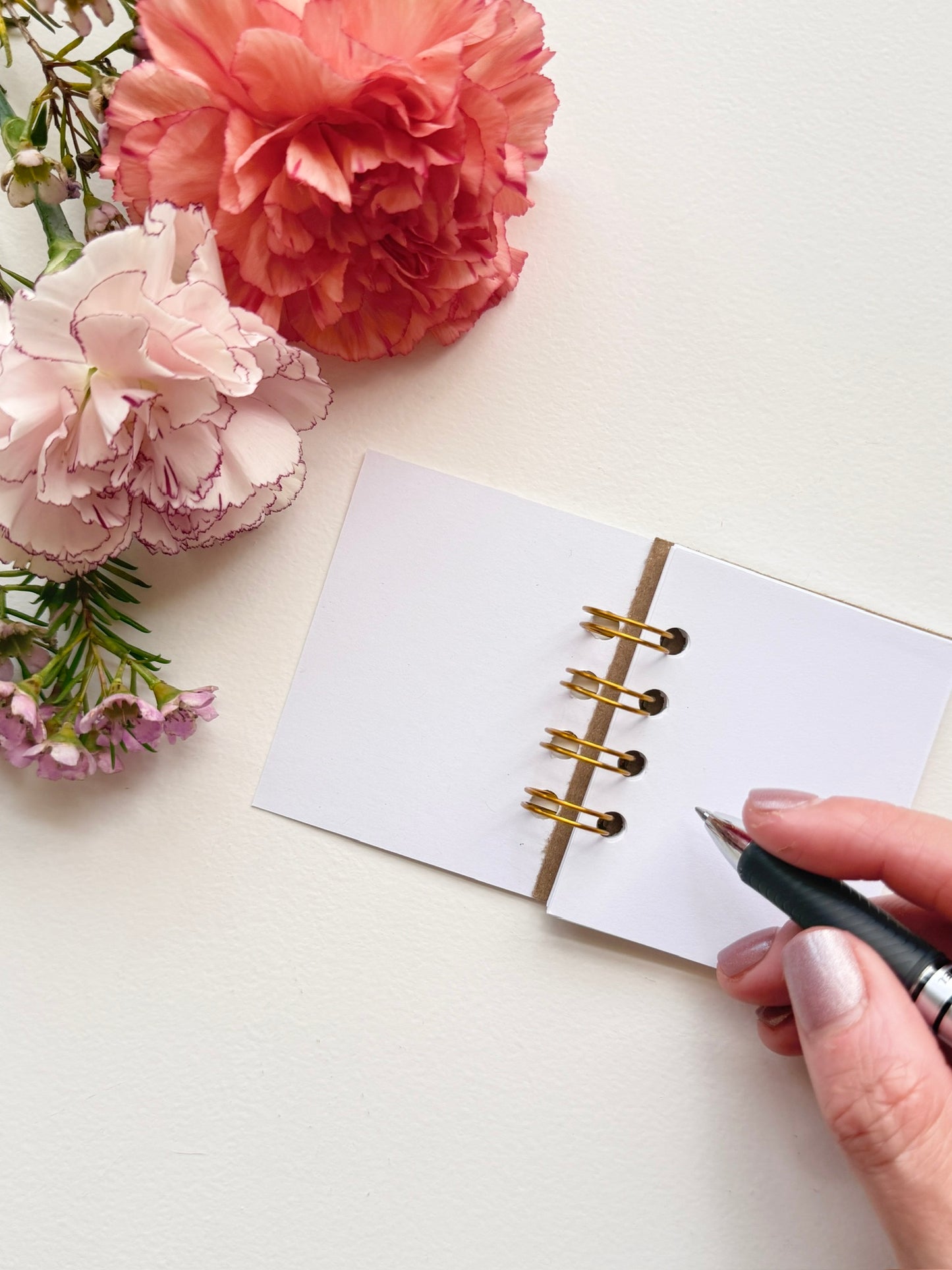 Hand-Illustrated + Handmade Mini Notebook/Sketchbook | Bumblebee