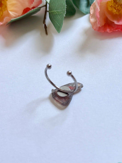 Hand-Illustrated Monarch Butterfly | Handmade Resin Ring