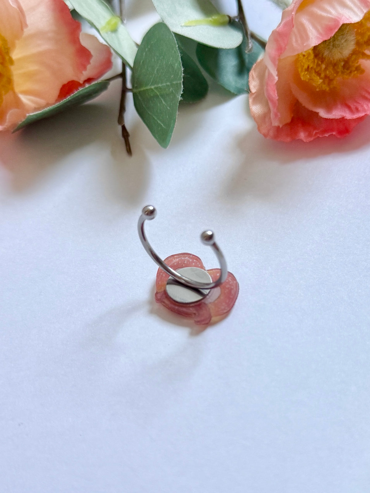 Hand-Illustrated Pretzel | Handmade Resin Ring