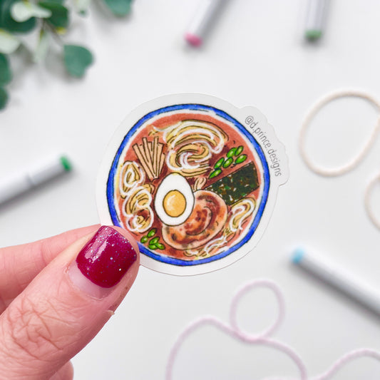 Hand-Illustrated Ramen | 2" Vinyl Sticker