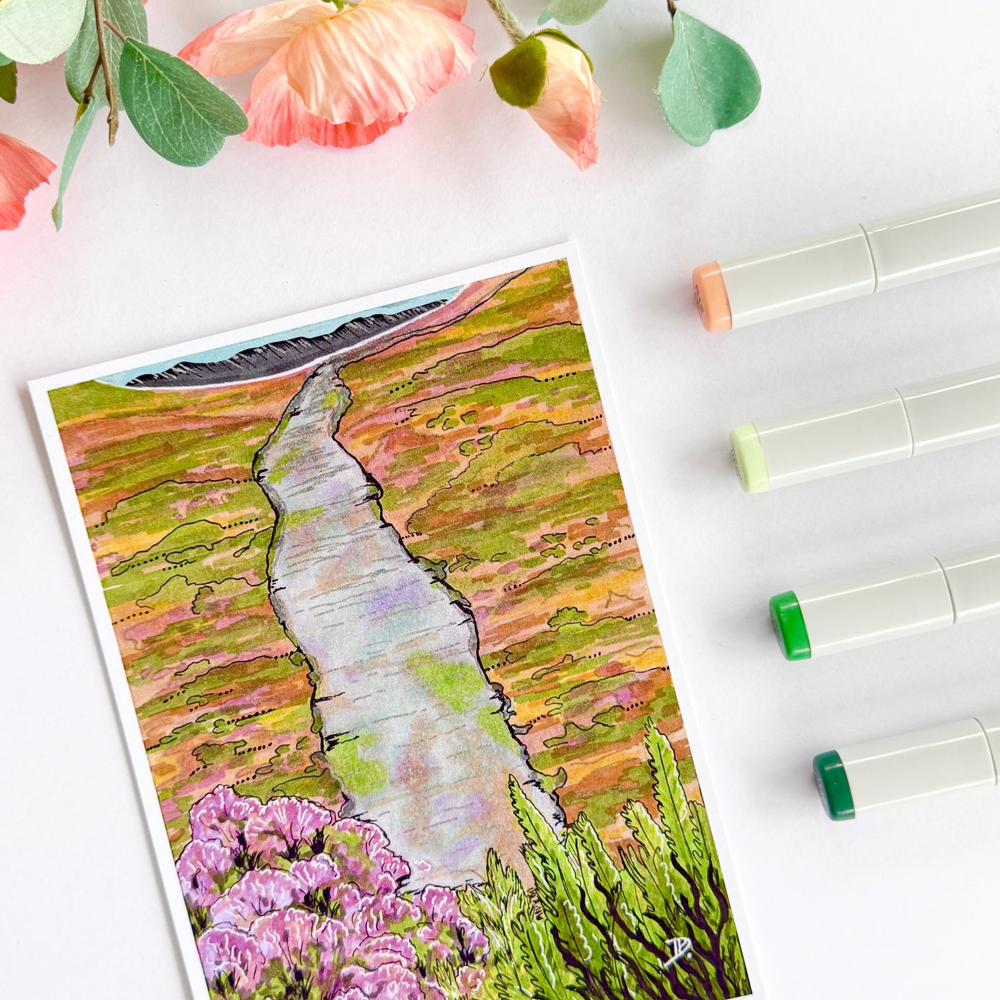 Scotland Highlands Abstract | Recycled Cardstock Print