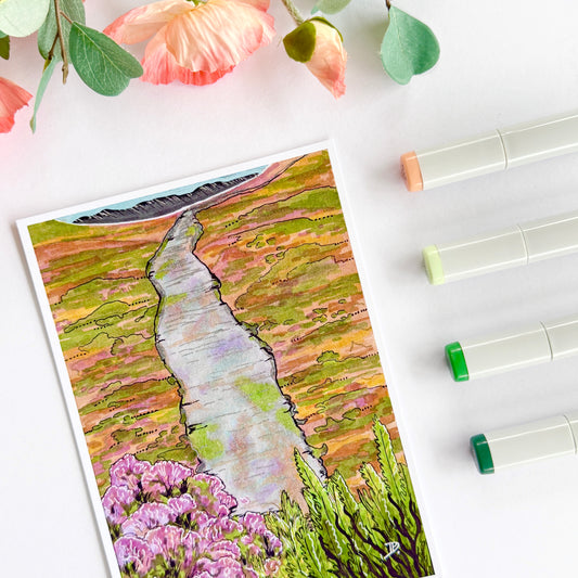 Scotland Highlands Abstract | Recycled Cardstock Print