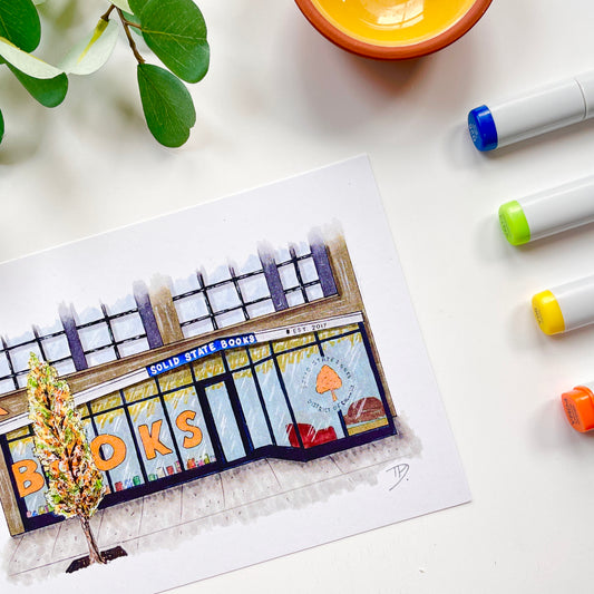 Solid State Books | Recycled Cardstock Print