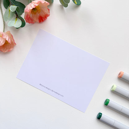 Tree Blossoms of the Northeast | Recycled Cardstock Print