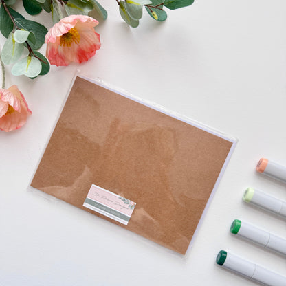 Tree Blossoms of the Northeast | Recycled Cardstock Print