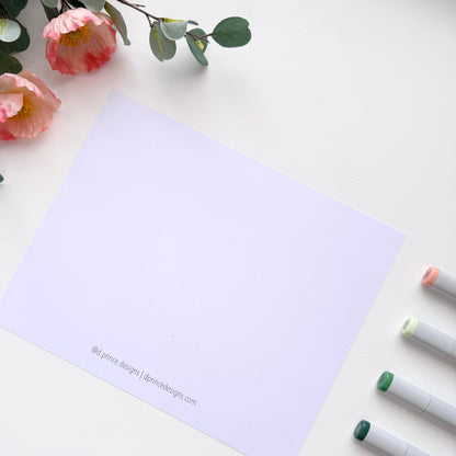 Tree Blossoms of the Northeast | Recycled Cardstock Print