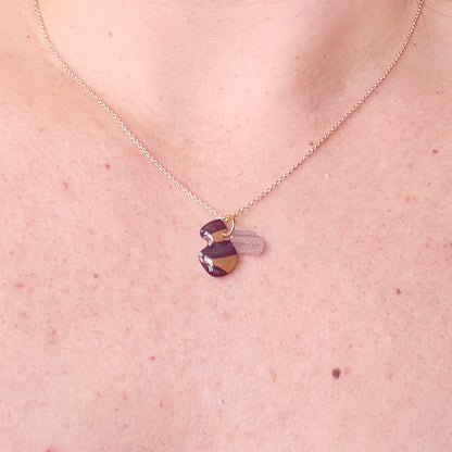 Hand-Illustrated Bumblebee | Handmade Acrylic Necklace