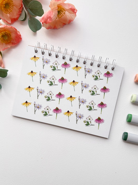 Wildflowers Notebook/Sketchbook