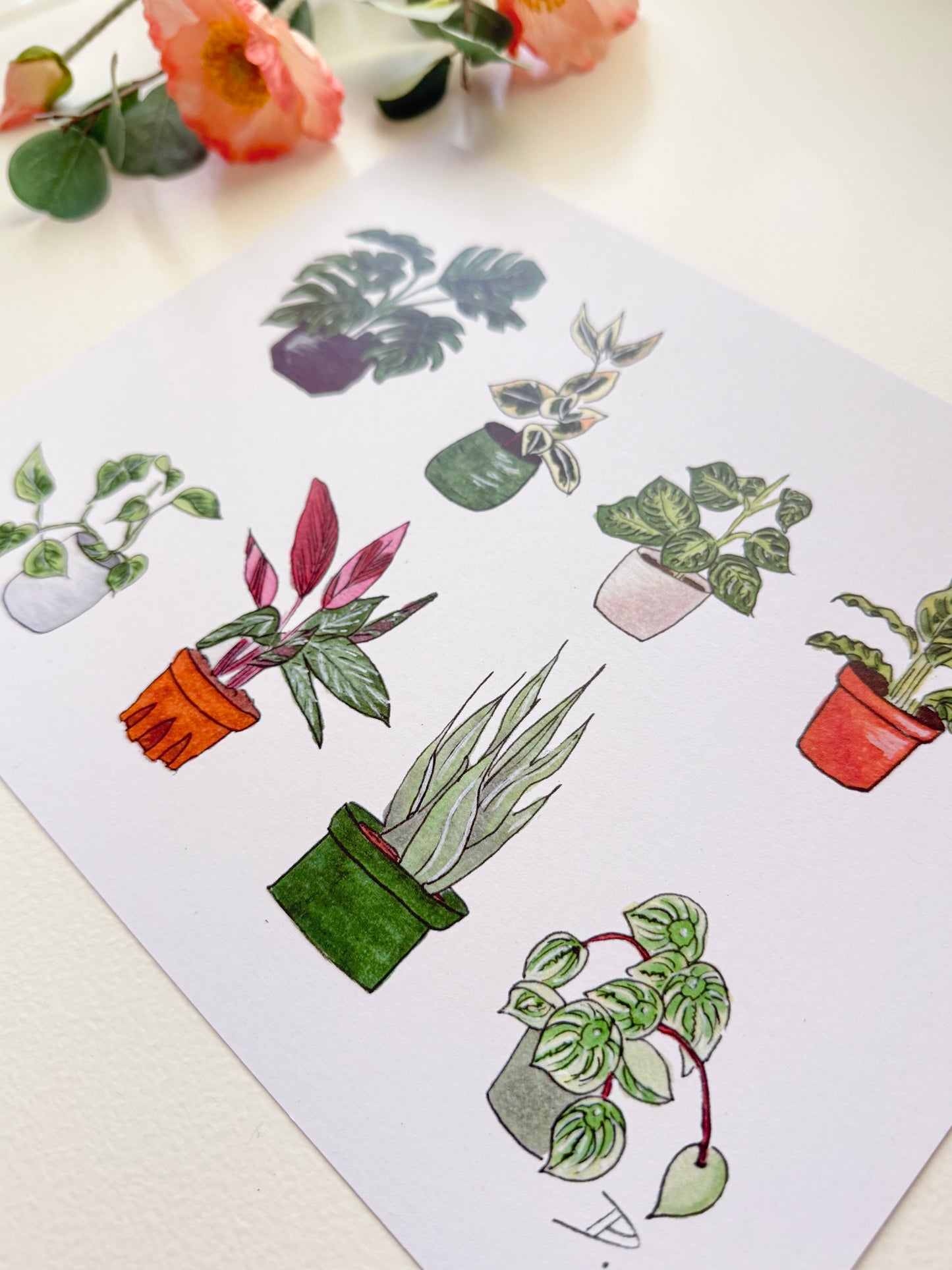 Houseplants | Recycled Cardstock Print