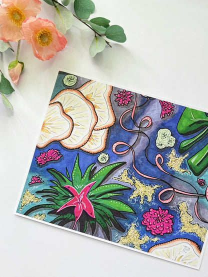 2026 Philly Flower Show Abstract | 8x10 Recycled Cardstock Print