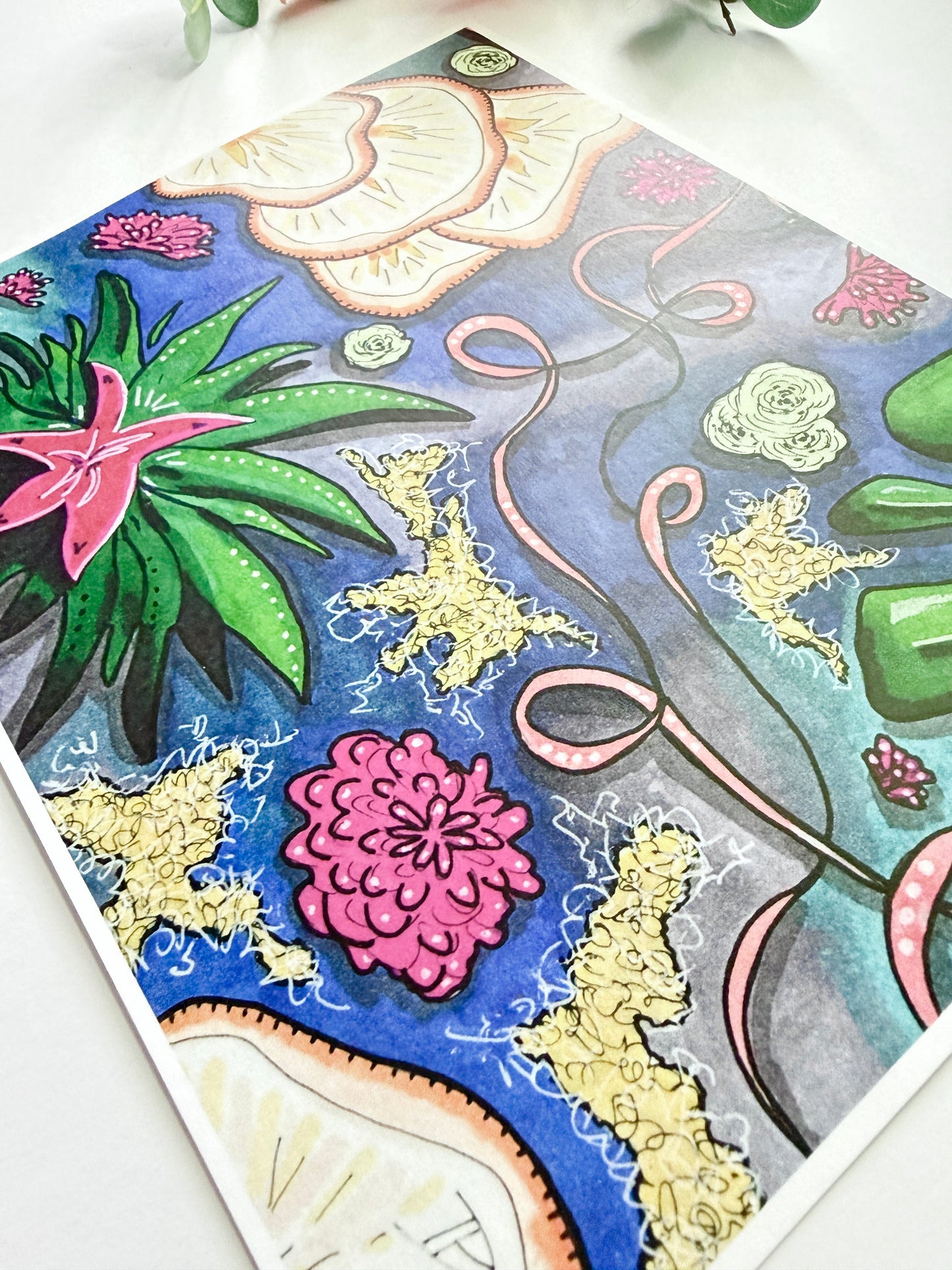 2026 Philly Flower Show Abstract | 8x10 Recycled Cardstock Print