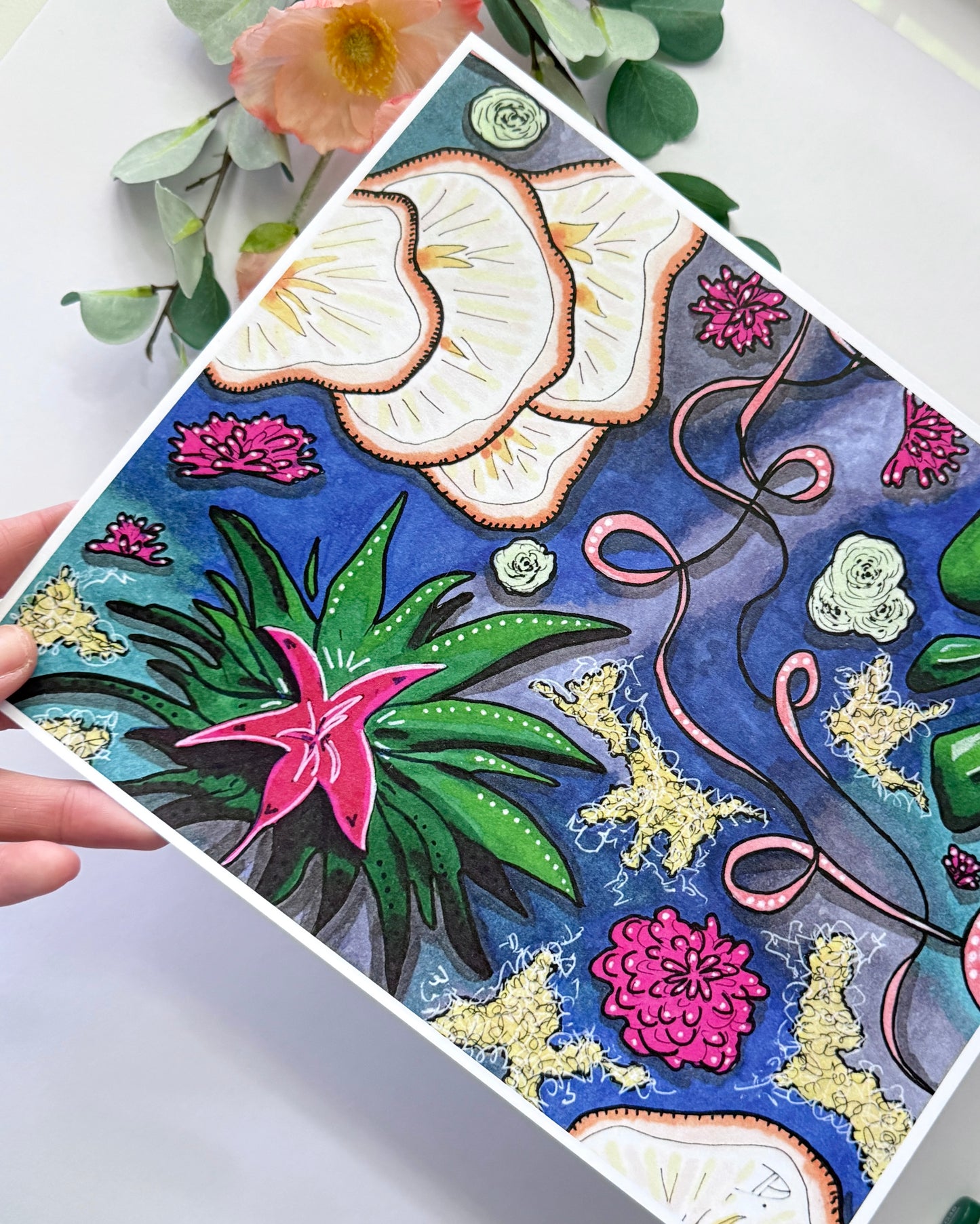 2026 Philly Flower Show Abstract | 8x10 Recycled Cardstock Print