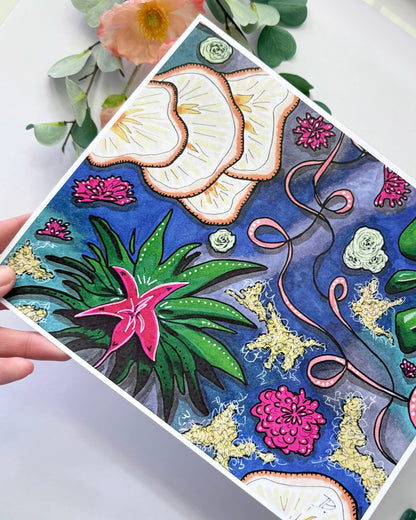 2026 Philly Flower Show Abstract | 8x10 Recycled Cardstock Print