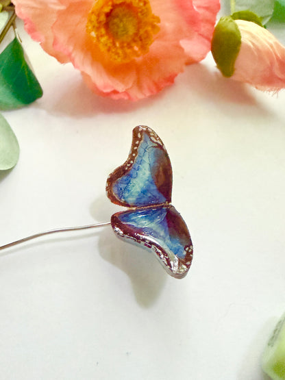 Blue Morpho Butterfly Plant Buddy