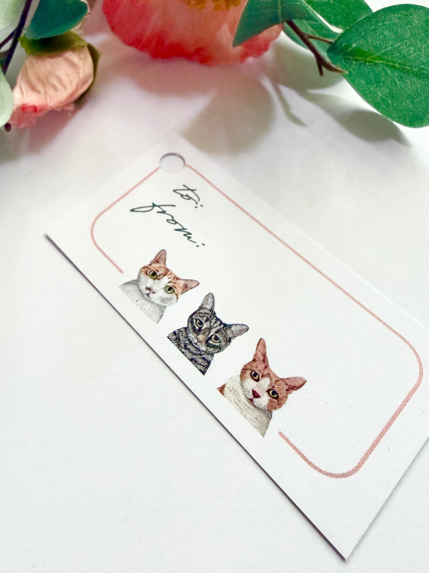 Hand-Illustrated Cats Gift Tags | Set of 8