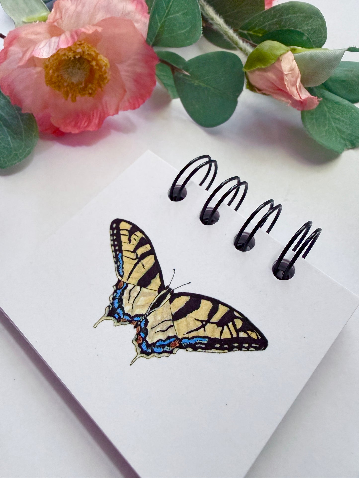 Handmade Mini Notebook/Sketchbook | Eastern Tiger Swallowtail Butterfly