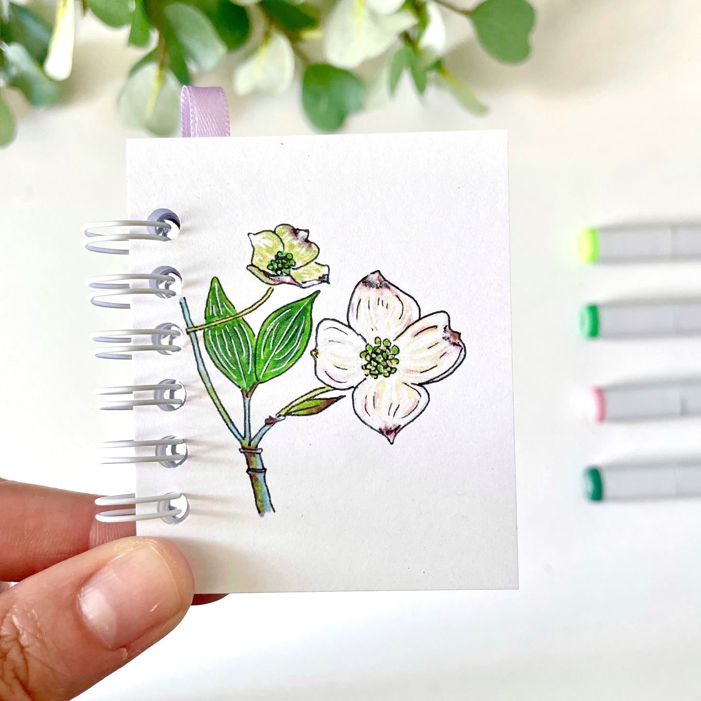 Handmade Mini Notebooks/Sketchbooks | Floral Collection