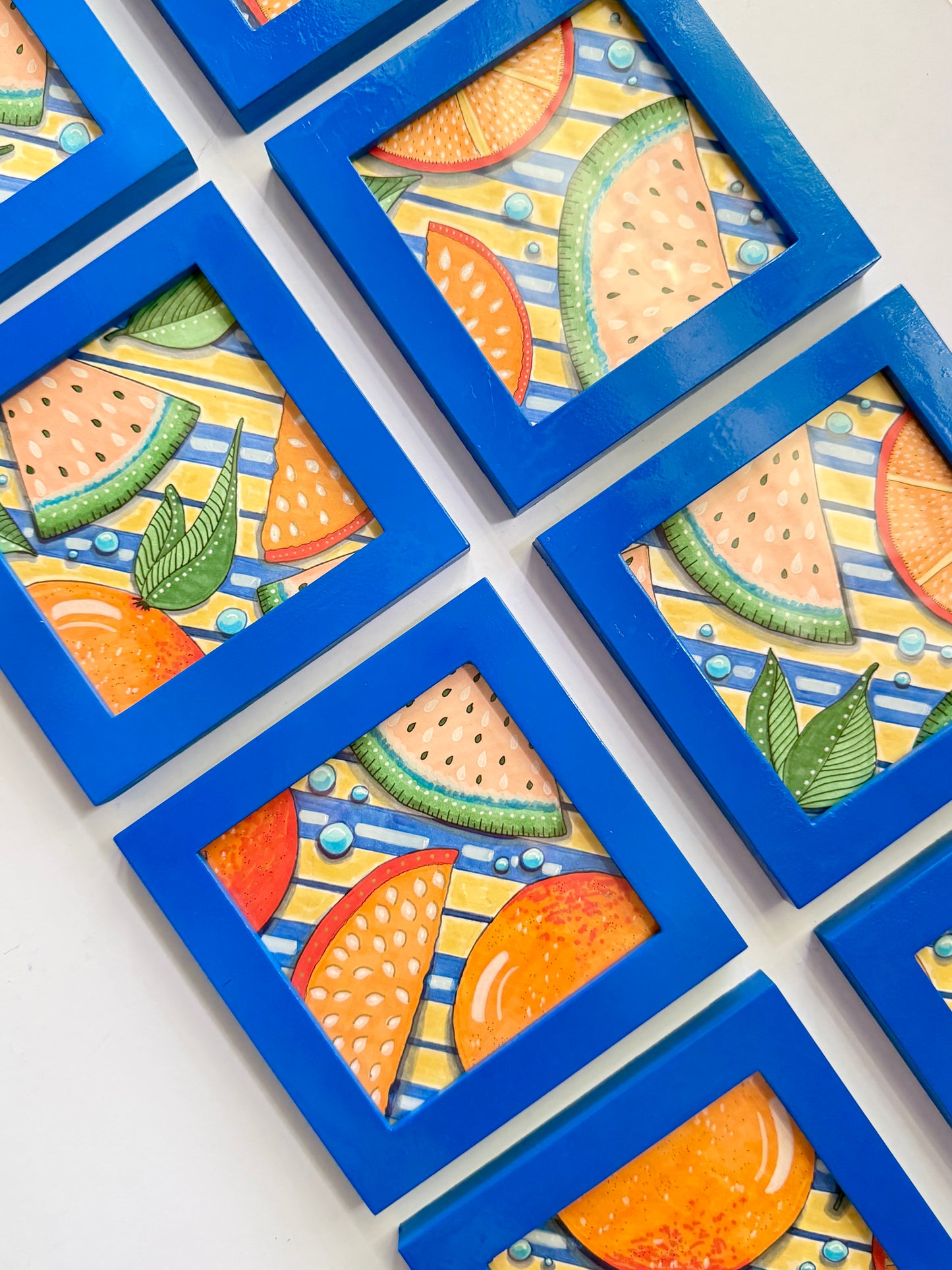 One of a Kind Batch Minis | Juicy Summer | Original 4x4 Illustrations