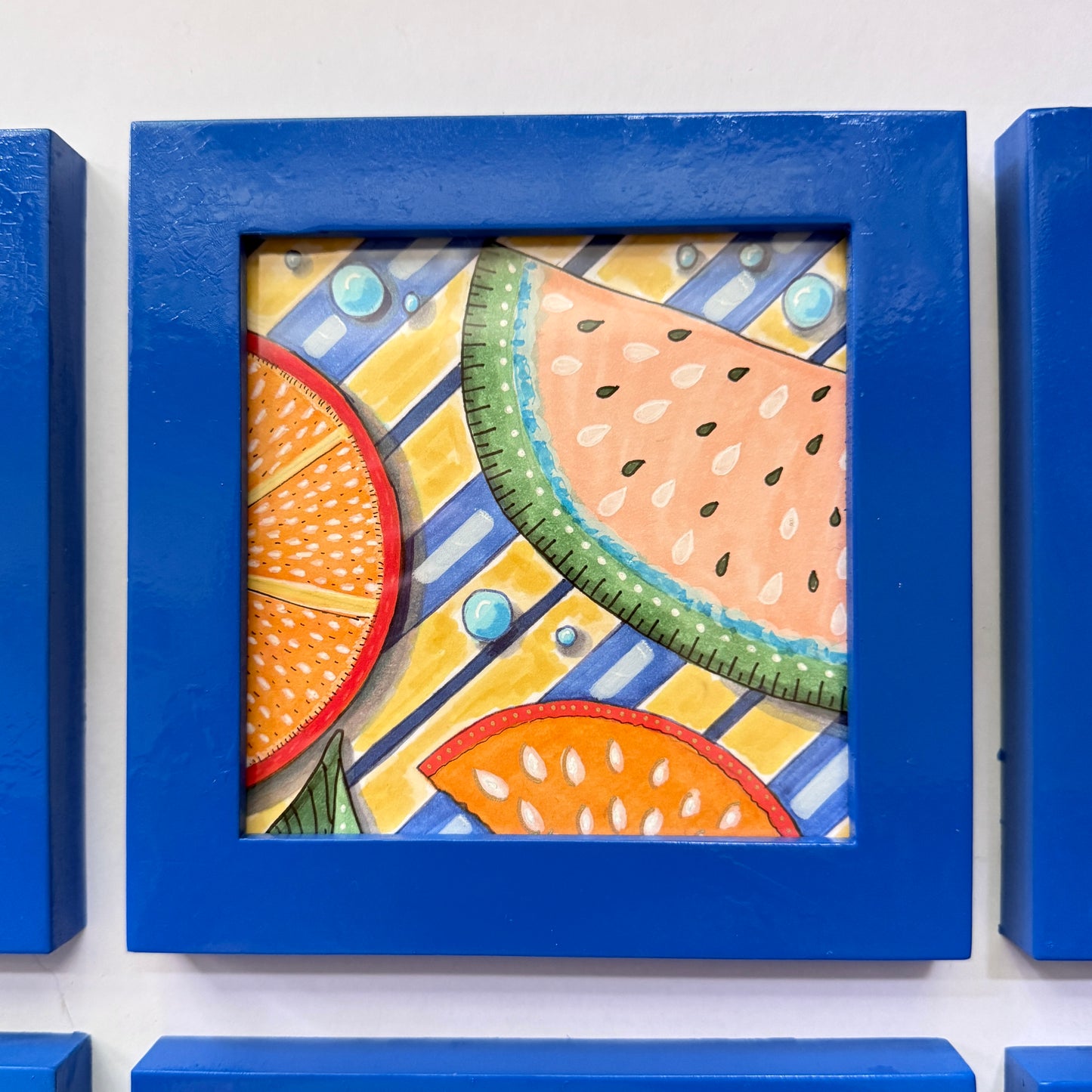 One of a Kind Batch Minis | Juicy Summer | Original 4x4 Illustrations