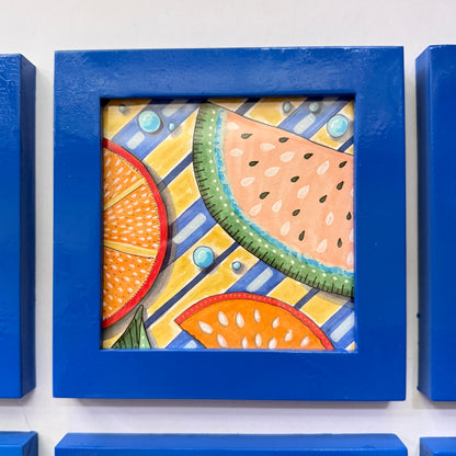 One of a Kind Batch Minis | Juicy Summer | Original 4x4 Illustrations