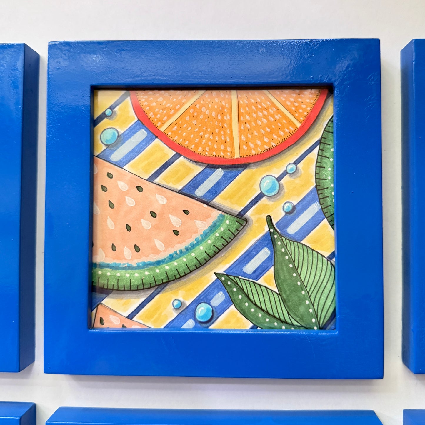 One of a Kind Batch Minis | Juicy Summer | Original 4x4 Illustrations