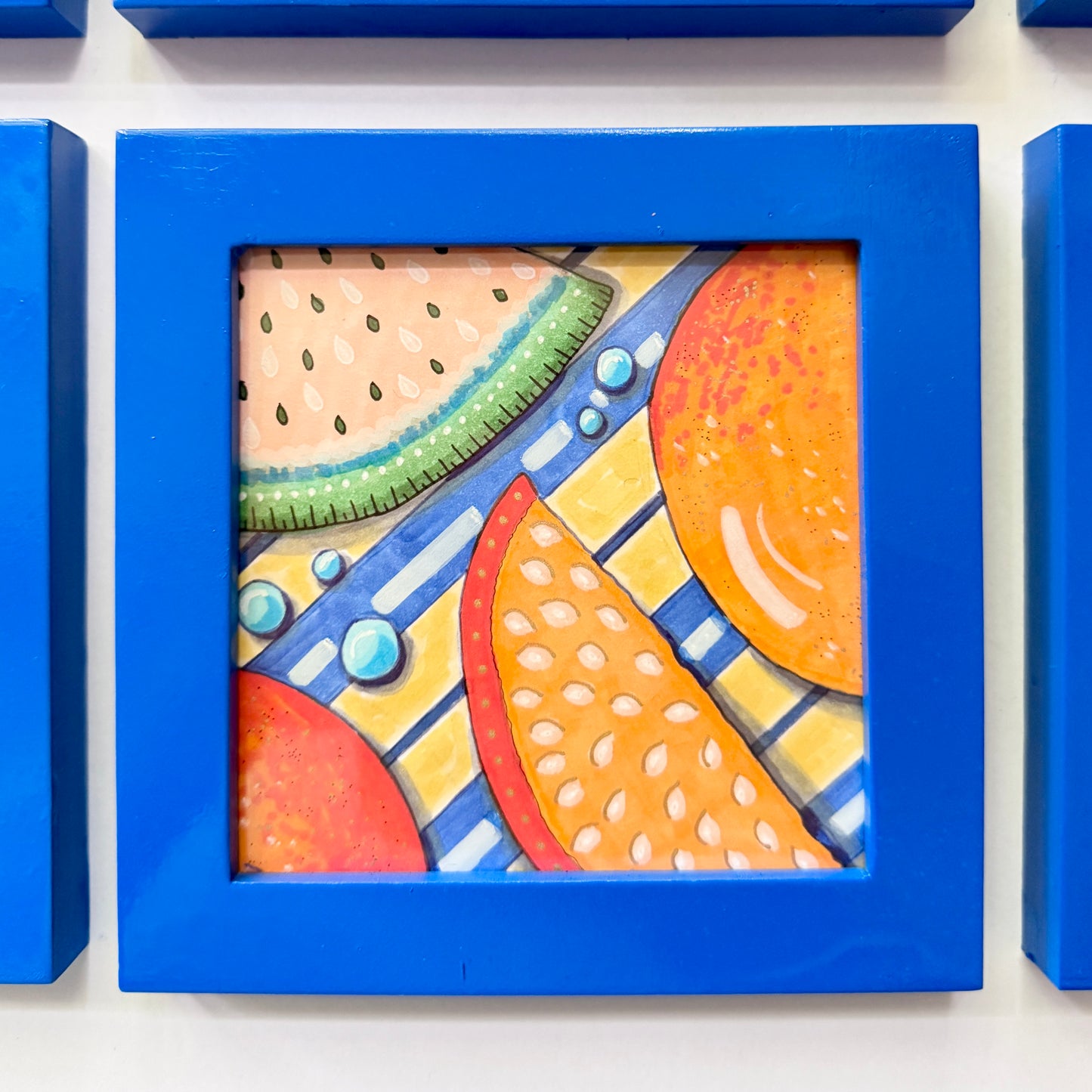 One of a Kind Batch Minis | Juicy Summer | Original 4x4 Illustrations