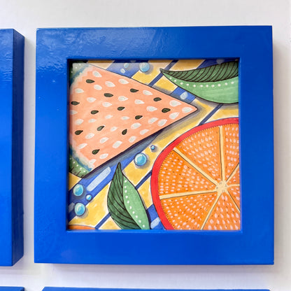 One of a Kind Batch Minis | Juicy Summer | Original 4x4 Illustrations