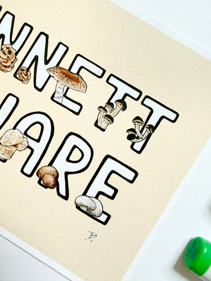 Kennett Square Mushrooms | 5x7 Recycled Cardstock Print