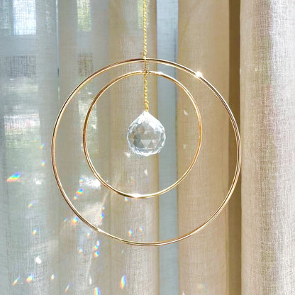 Large Gold Galaxy Suncatcher