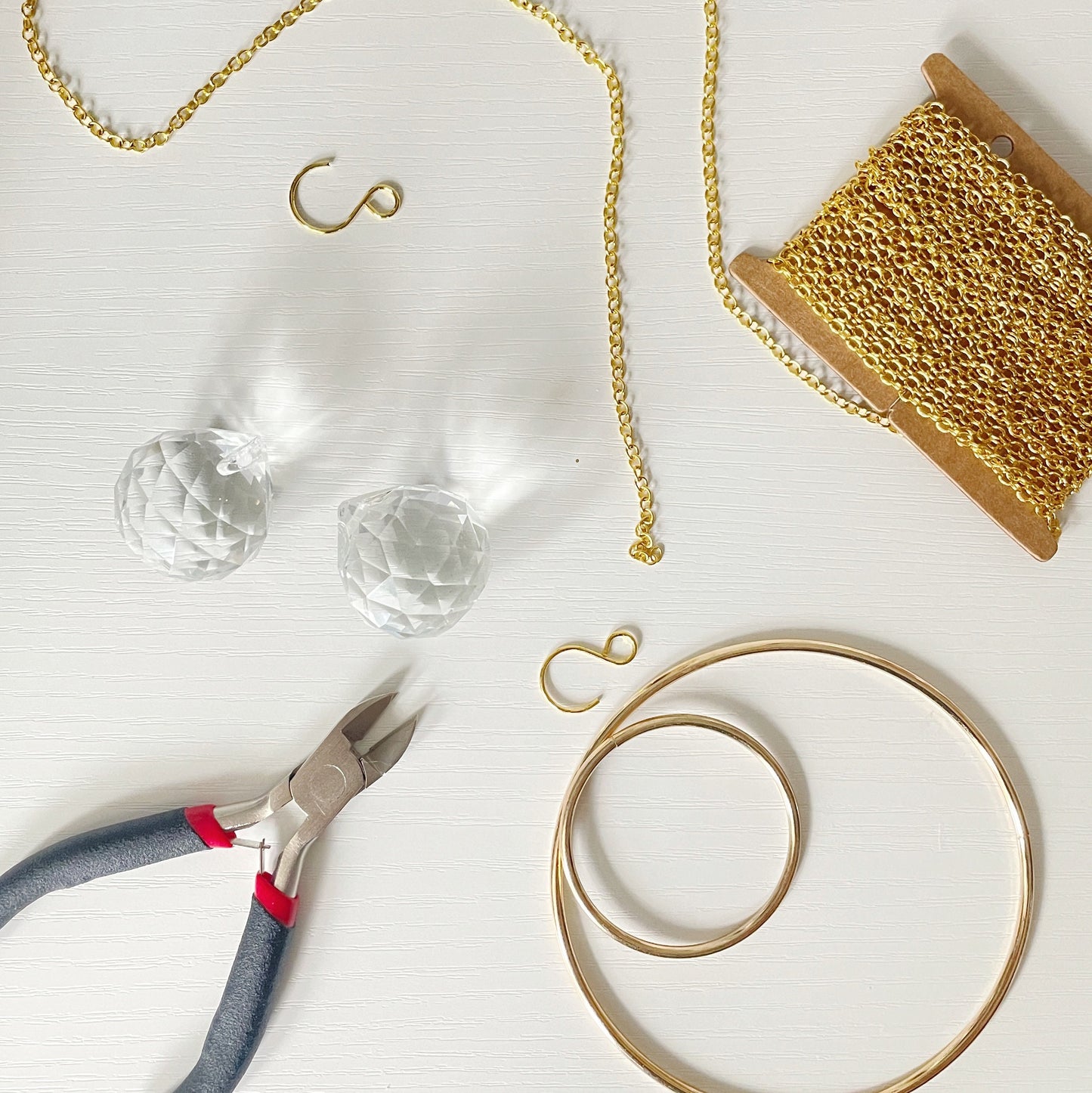 Mini Galaxy Suncatcher with Gold Rings