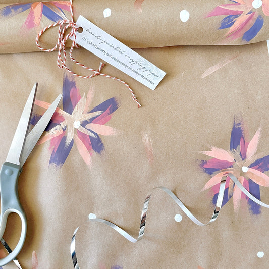 Have it Gift Wrapped with Hand-Painted Wrapping Paper